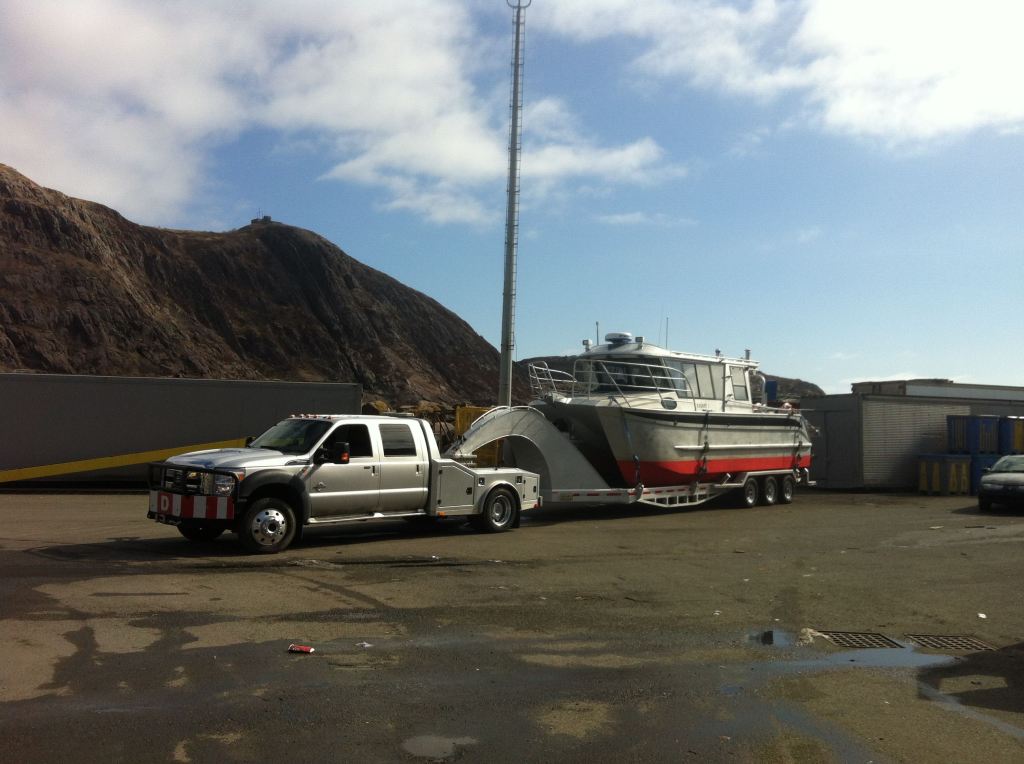 Tow Truck and Survey Vessel Knave I